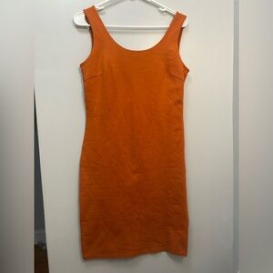 Shinestar Vibrant Orange Mini Dress